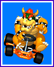 Bowser on a Kart